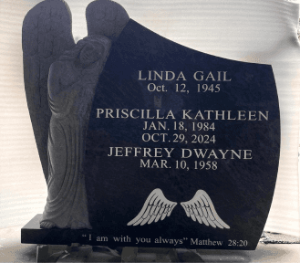 granite engraved headstone