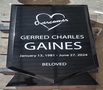granite engraved headstone