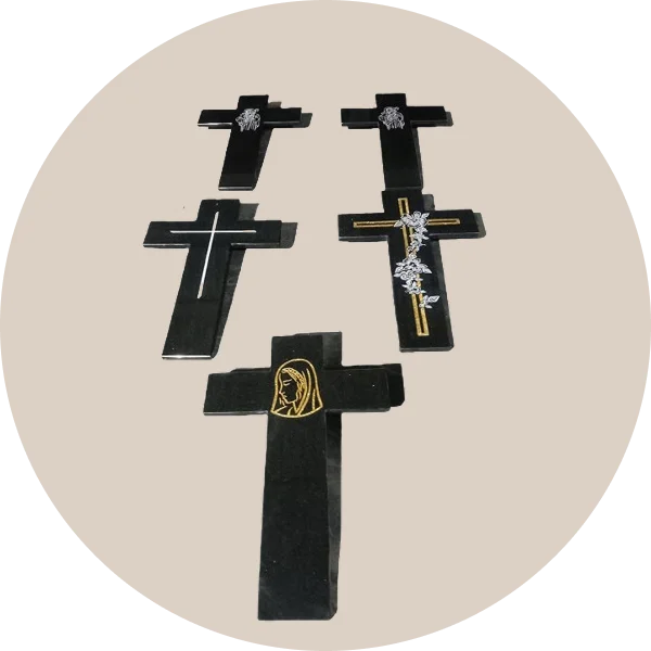 Cross Shape Memorial Plaque