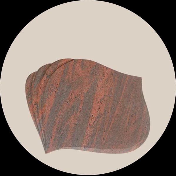 Outdoor Memorial Plaque with Rose Style