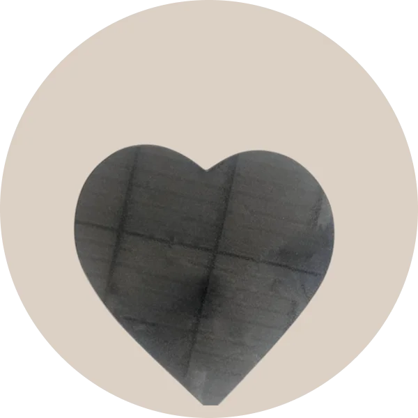 Heart Shape Memorial Plaque