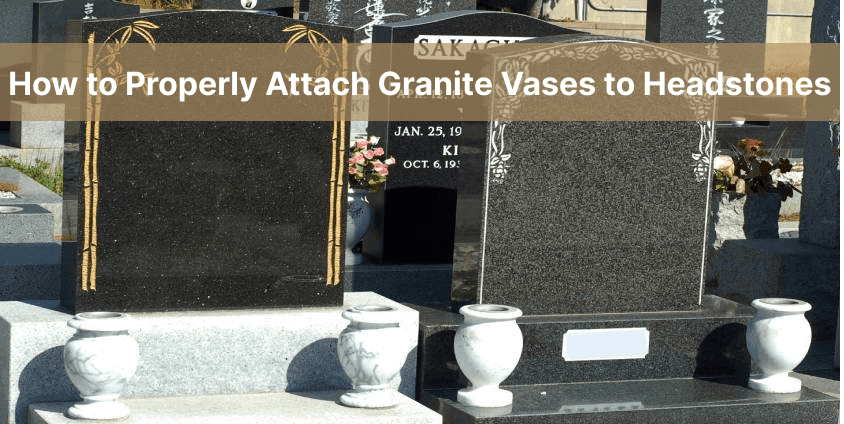 How to Attach Granite Vases to Headstones