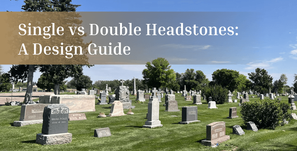 Single vs. Double Headstones: A Design Guide