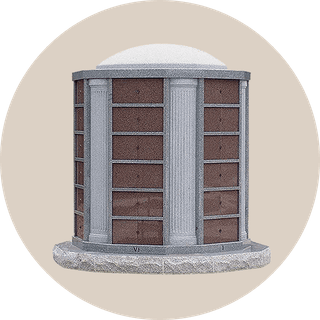 Red Granite Circular Multi-Niche Columbarium thumbnail