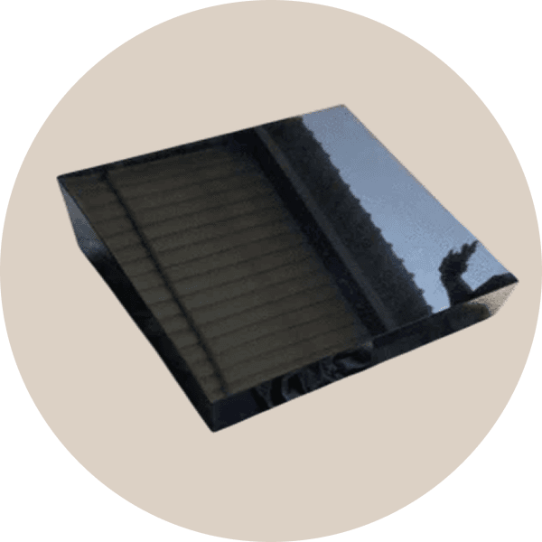 Black Granite Double Bevel Marker