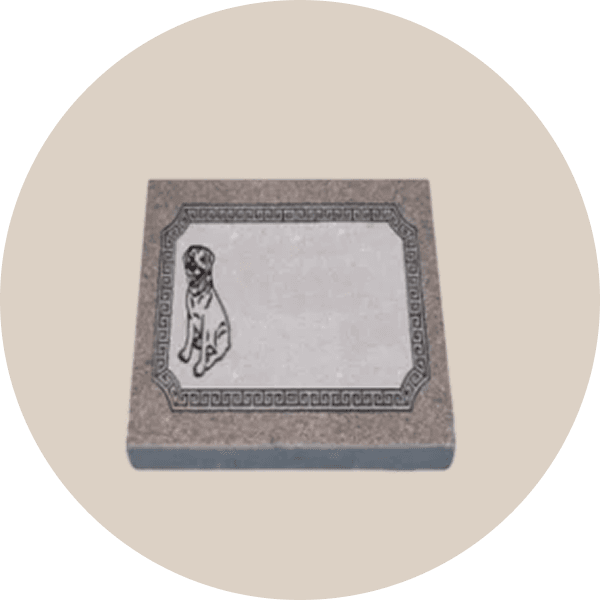 Red Granite Pet Headstone