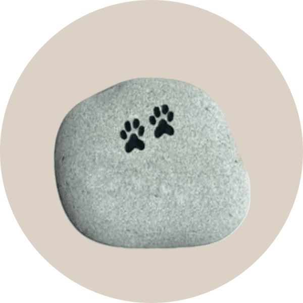 Personalized Cobble Pet Grave Marker