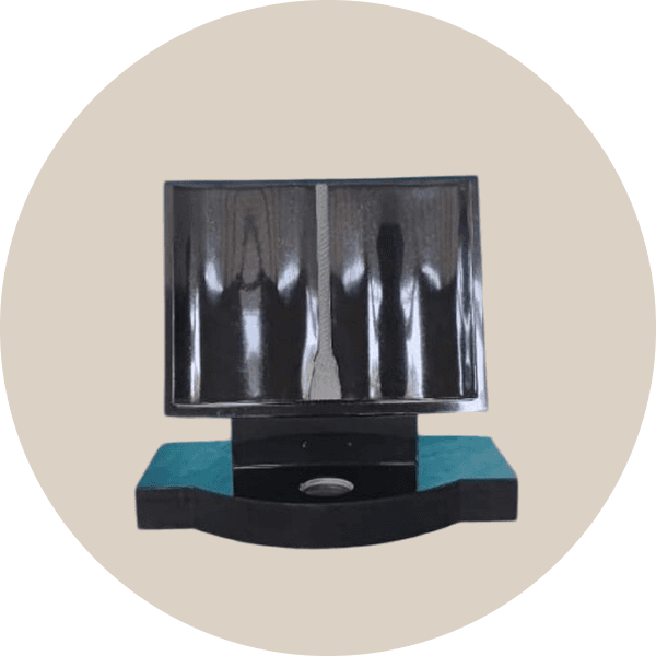 Black Granite Book Headstone