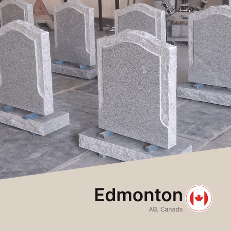 Headstones in Edmonton