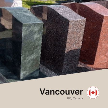 Headstones in Vancouver
