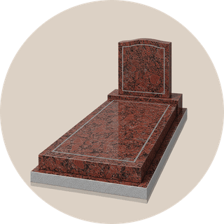 Black Granite Memorial Kerb Sets of European Style thumbnail
