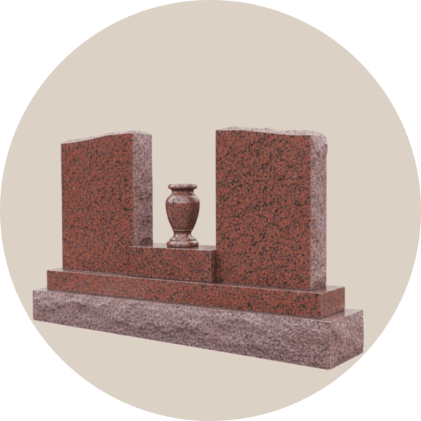 Husband and Wife Headstones