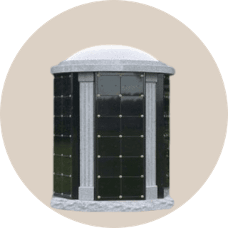 Red Granite Circular Multi-Niche Columbarium thumbnail