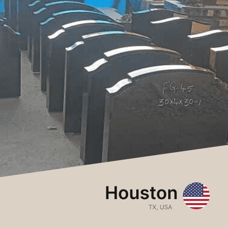 Headstones in Houston
