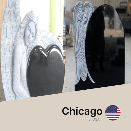 Headstones in Chicago