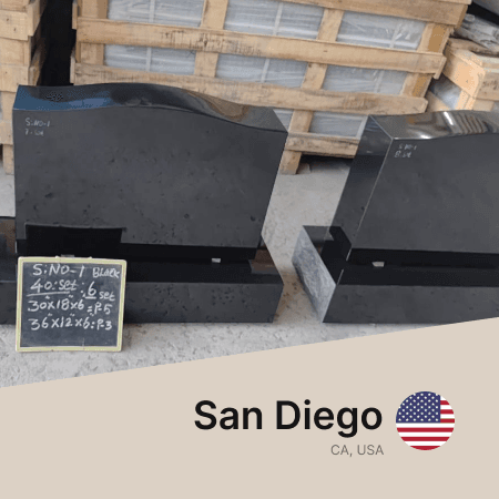 Headstones in San Diego