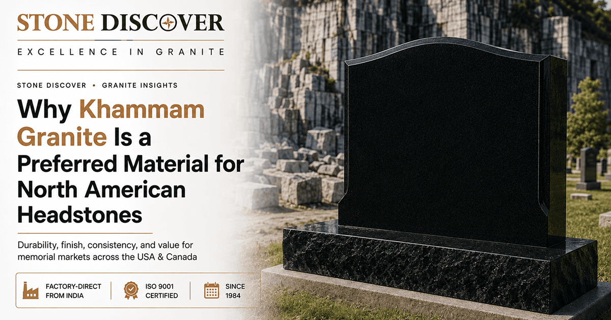 Khammam Granite for Headstones: A North American Buyer’s Guide