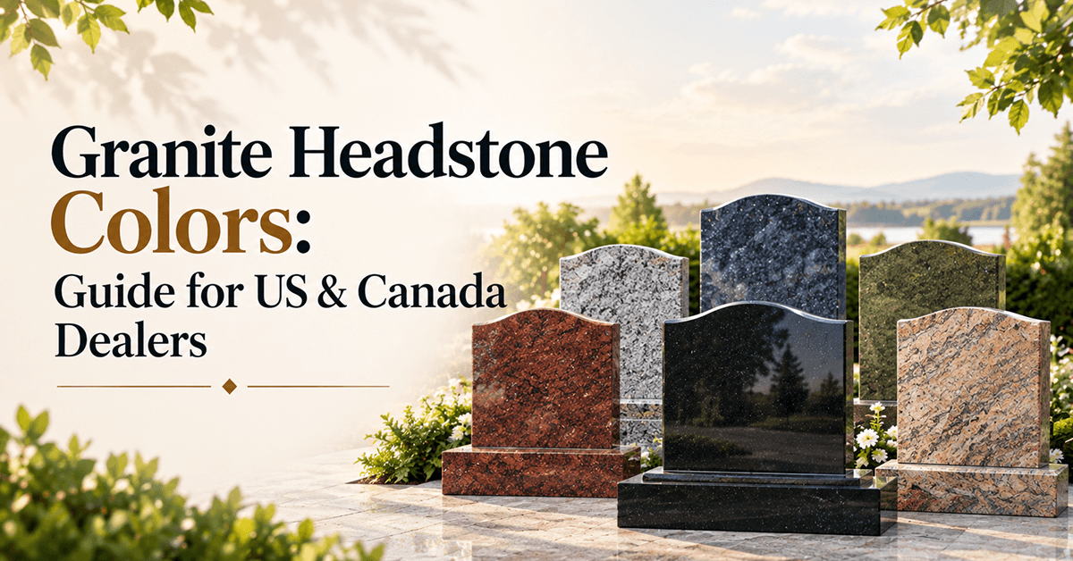 Granite Headstone Colors: Guide for US & Canada Dealers