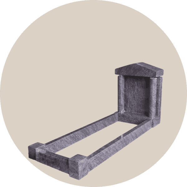 Bahama Blue Granite Full Kerb Sets With Candy Twist