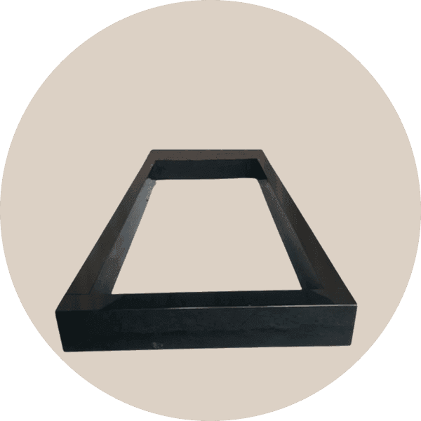 Black Granite Memorial Kerb Surround