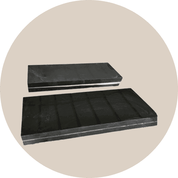 Double Flat Headstones