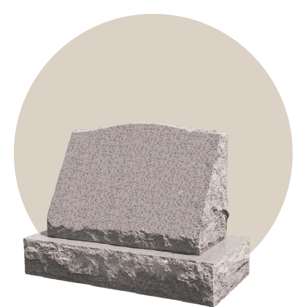 Single Slant Headstones