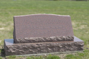slant headstone