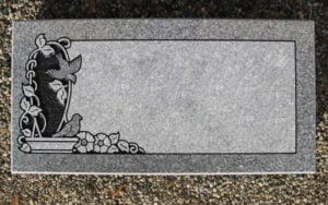 flat headstones