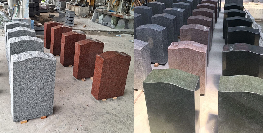 american granite headstone & tombstone style