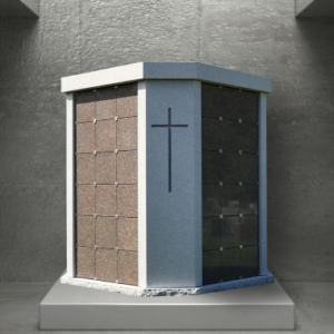 Private family columbarium headstone