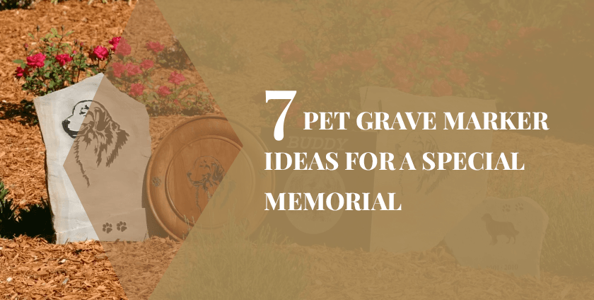 7 pet grave markers ideas for a special memorial