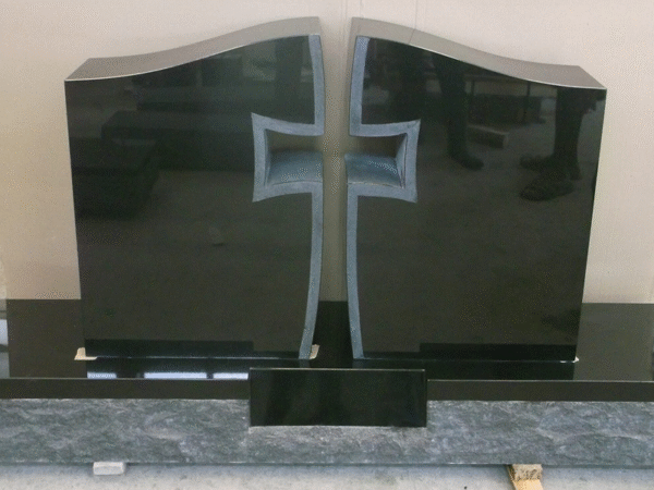Absolute Black Granite Companion Headstones