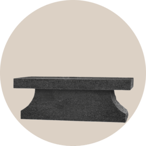 Pedestal Memorial Bench