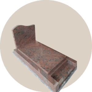 Red Granite Full Kerb sets with cover slabs