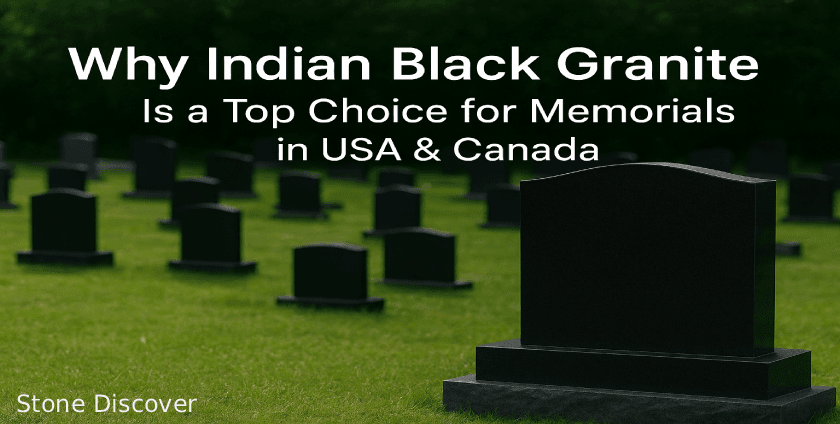Indian Black Granite for Memorial