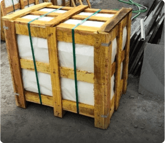 Crated slabs ready to export